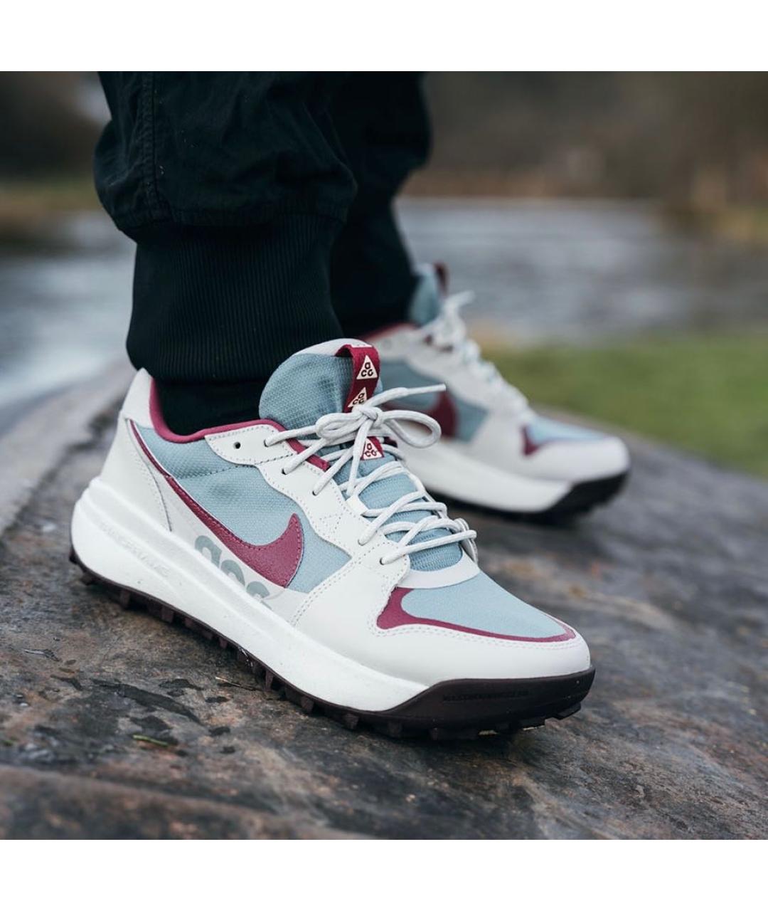 NIKE ACG Бежевые текстильные низкие кроссовки / кеды, фото 5