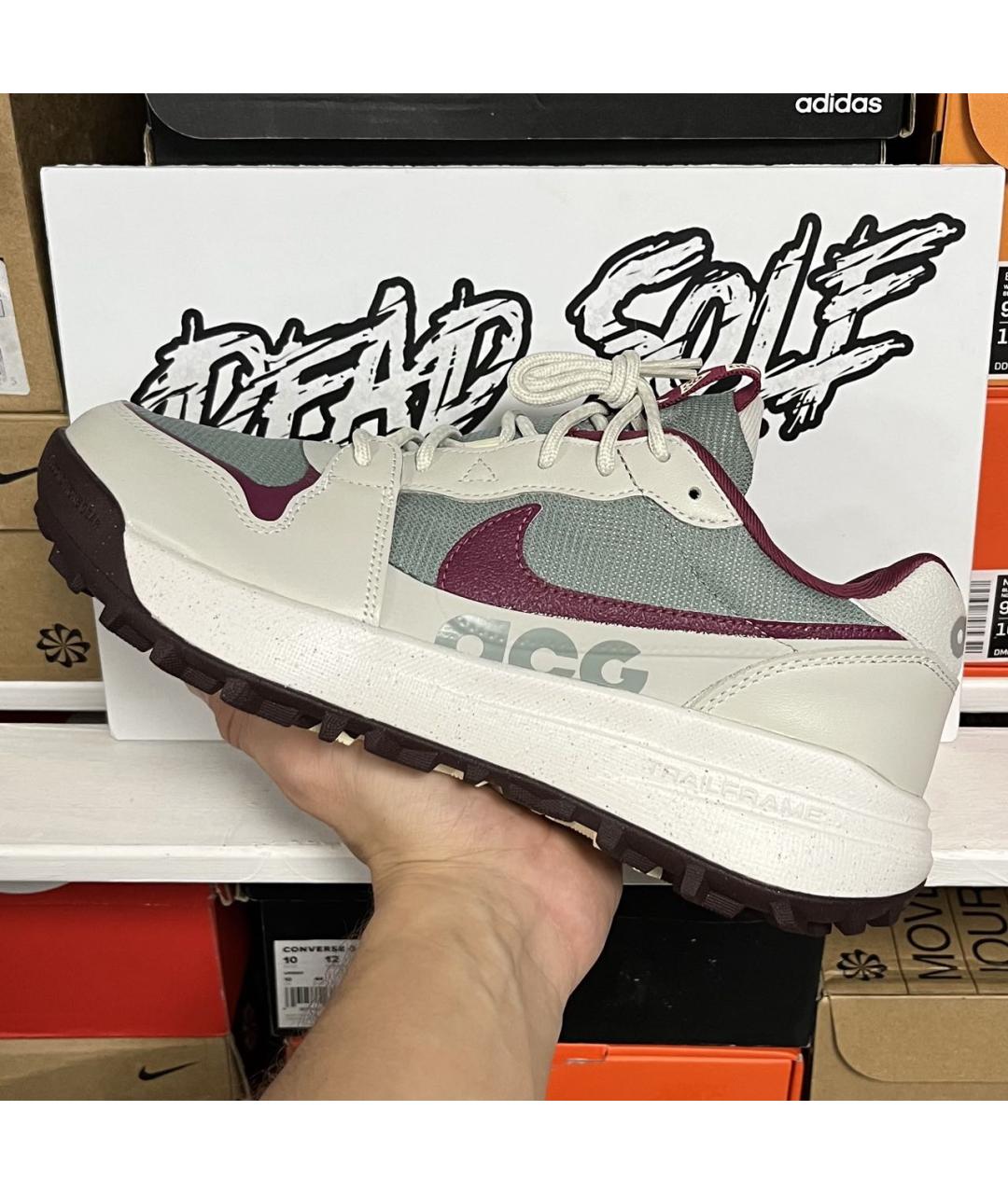 NIKE ACG Бежевые текстильные низкие кроссовки / кеды, фото 2