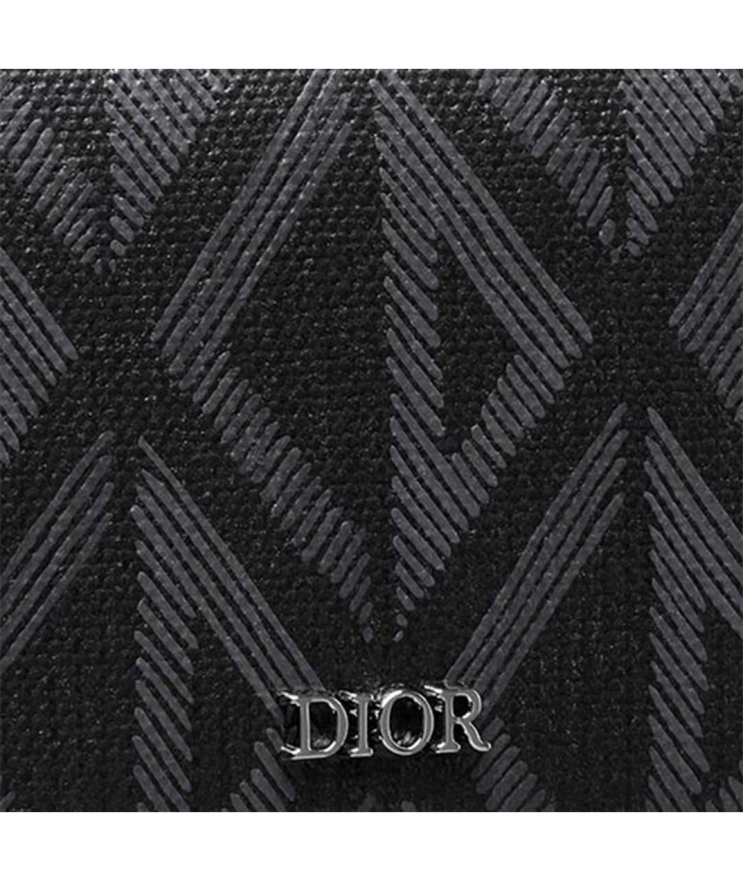 CHRISTIAN DIOR Черный кардхолдер, фото 5