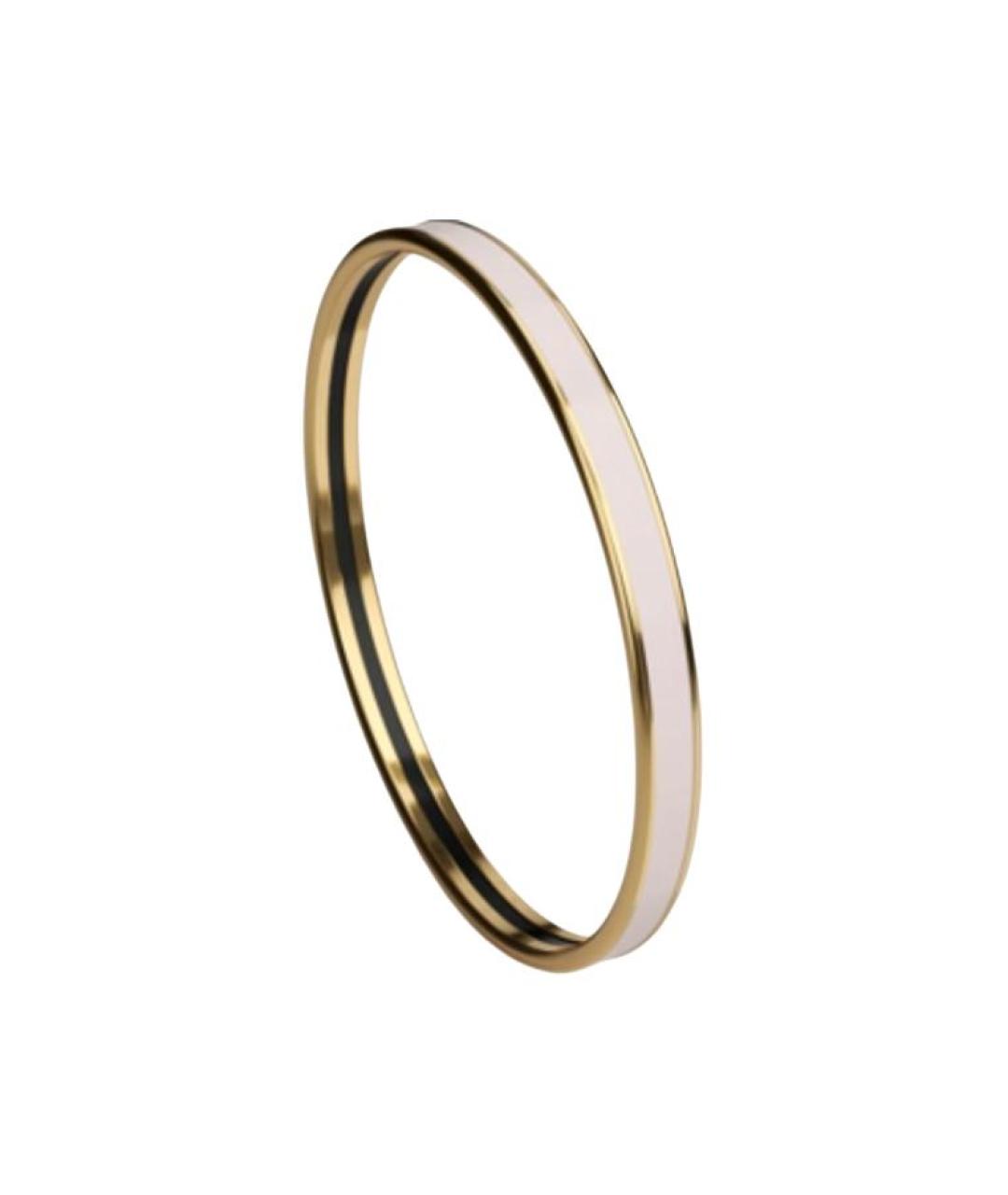 HERMES Золотой металлический браслет, фото 2