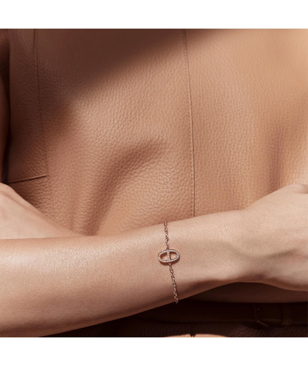 HERMES Розовый браслет, фото 2