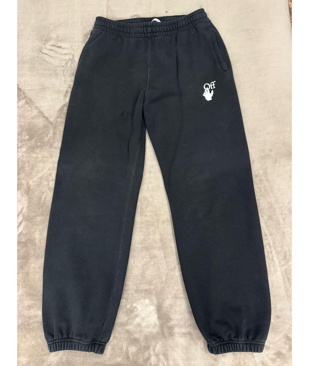 OFF-WHITE Черный хлопковый спортивный костюм, фото 4