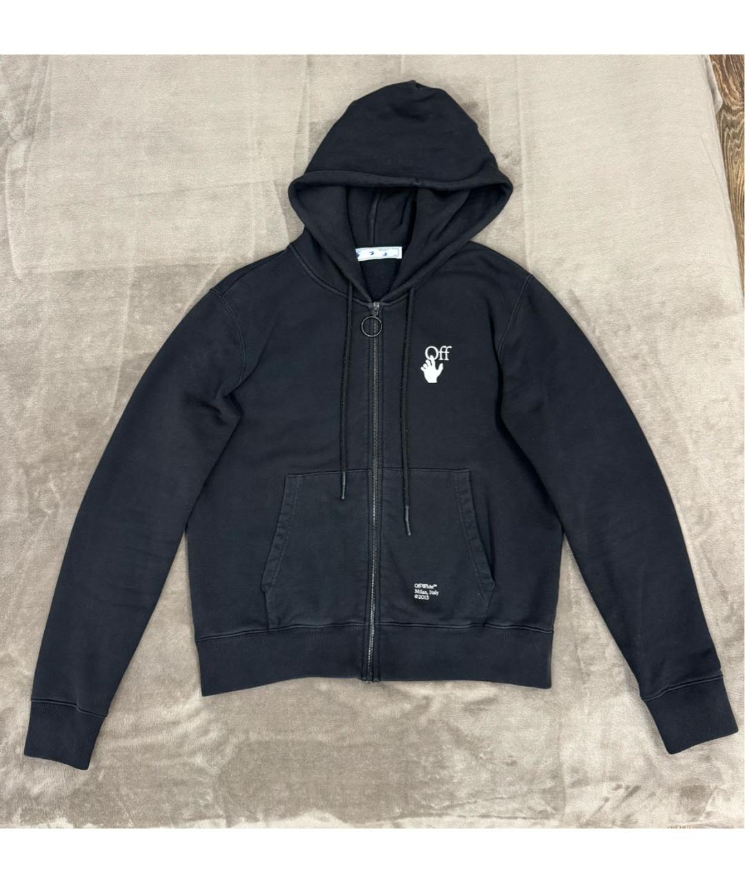 OFF-WHITE Черный хлопковый спортивный костюм, фото 2