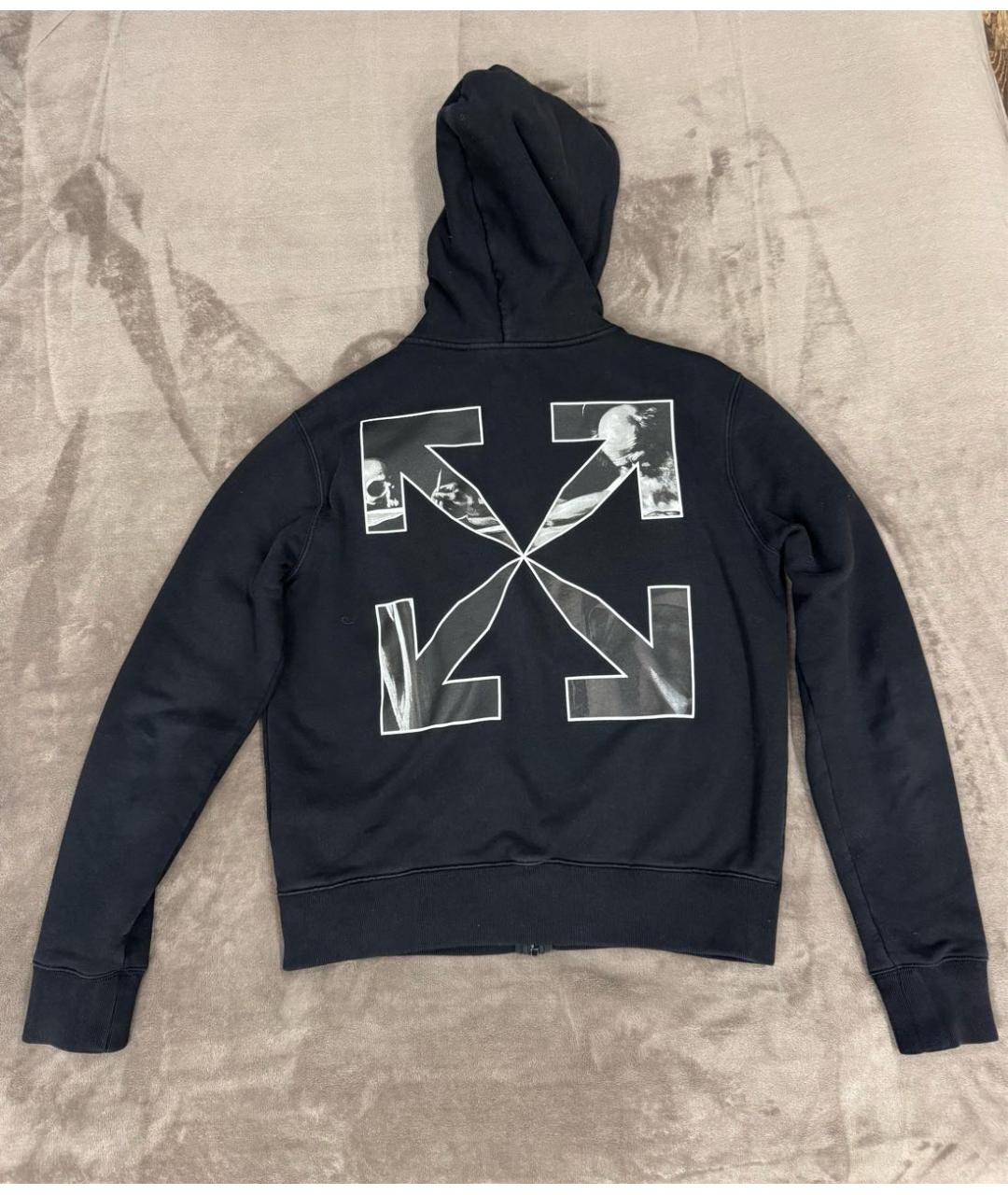 OFF-WHITE Черный хлопковый спортивный костюм, фото 3