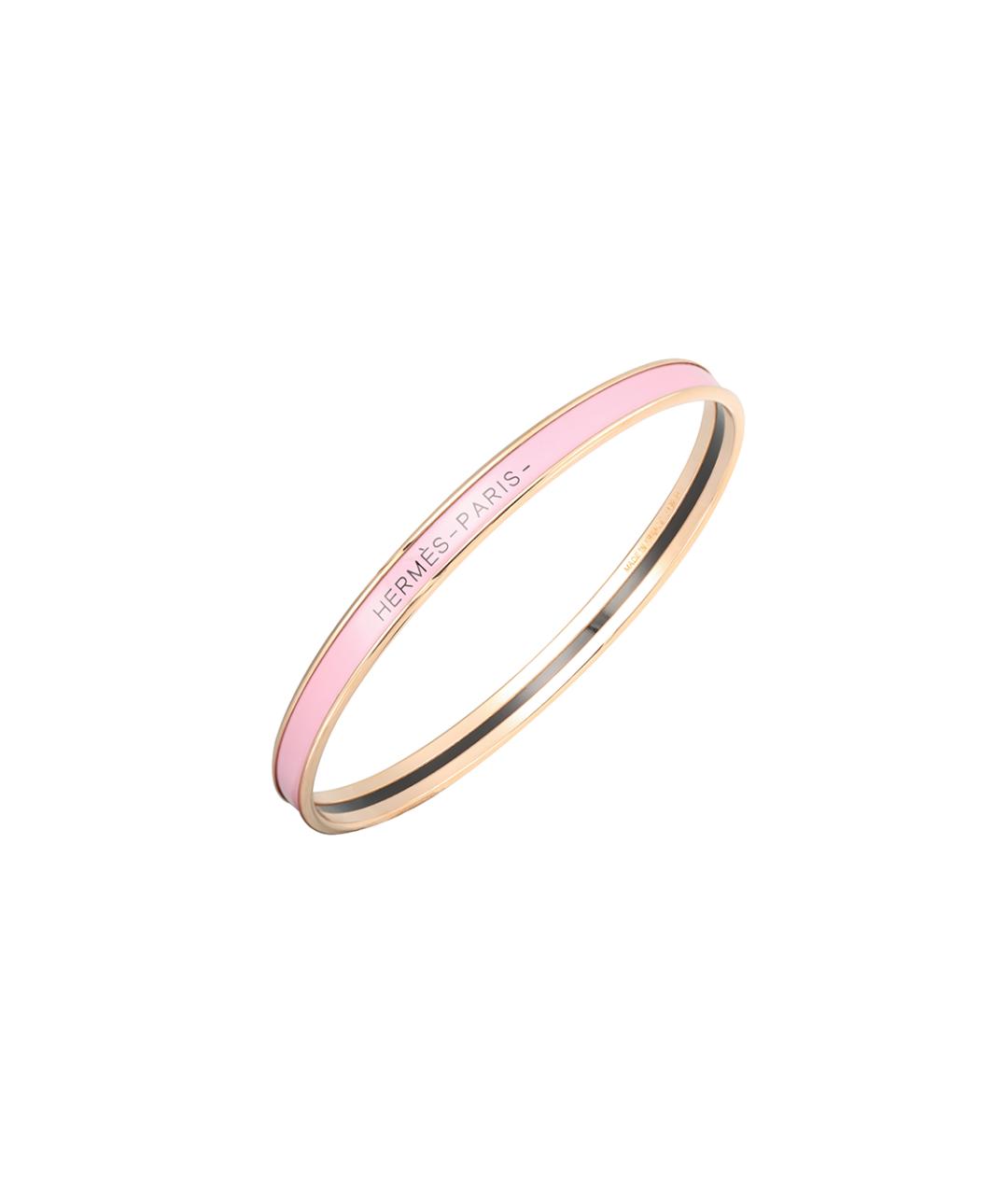 HERMES Розовый браслет, фото 4