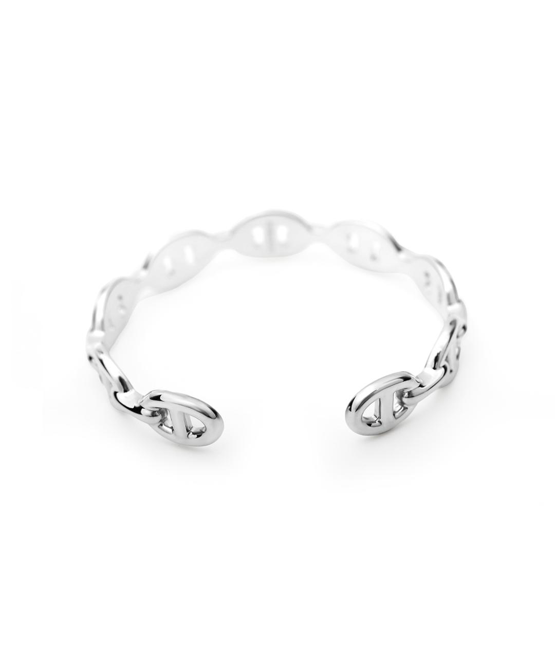 HERMES Серебрянный браслет, фото 4