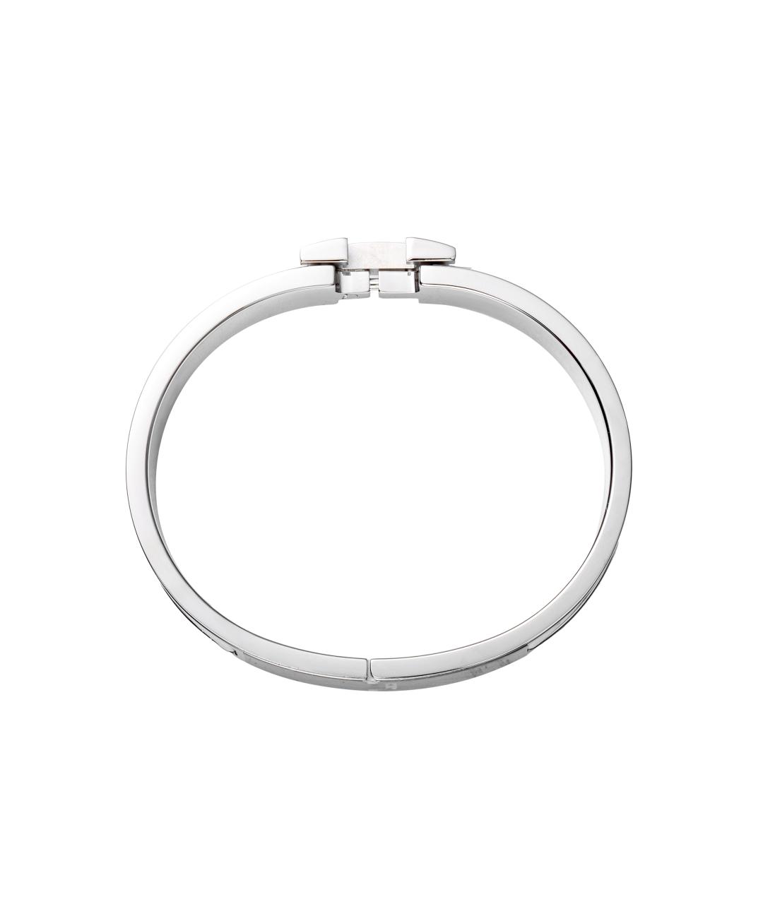 HERMES Бежевый металлический браслет, фото 2