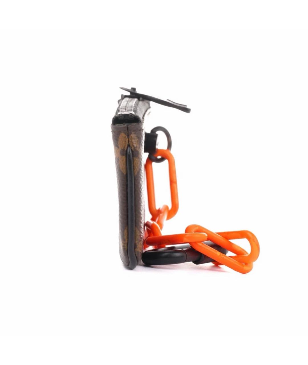 LOUIS VUITTON Коричневая ключница, фото 5