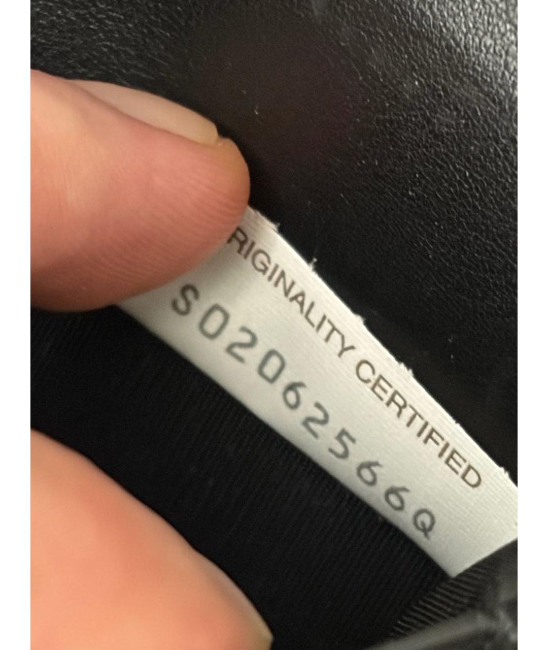 BOTTEGA VENETA Черный кожаный кошелек, фото 5