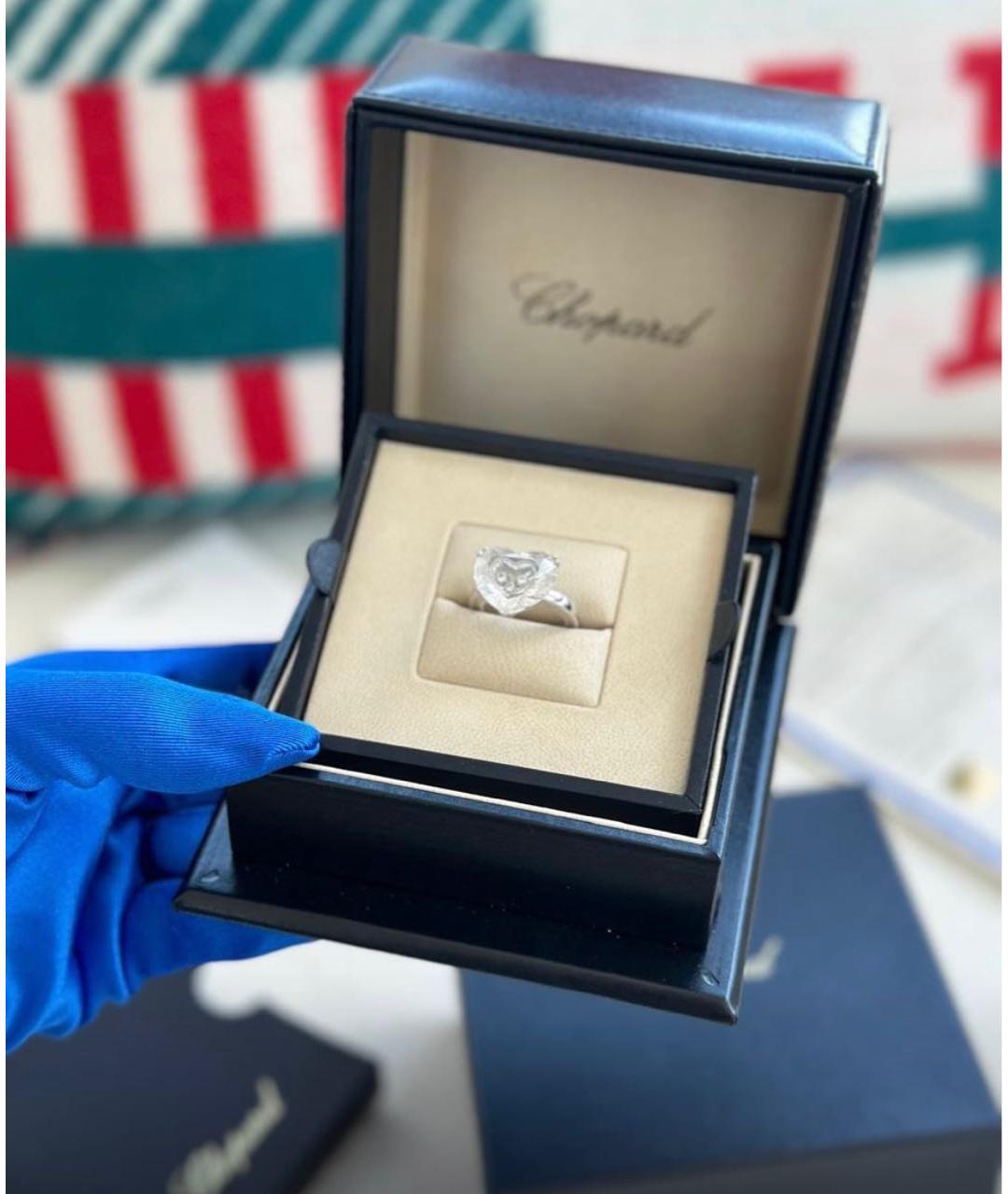 CHOPARD Белое кольцо из белого золота, фото 8