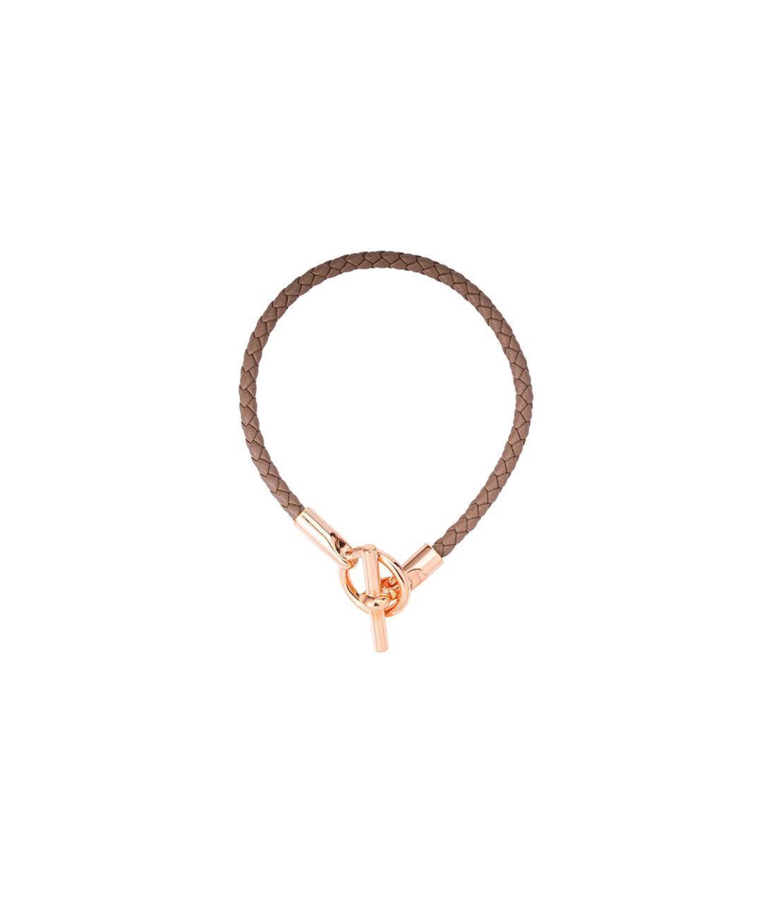 HERMES Синий кожаный браслет, фото 1