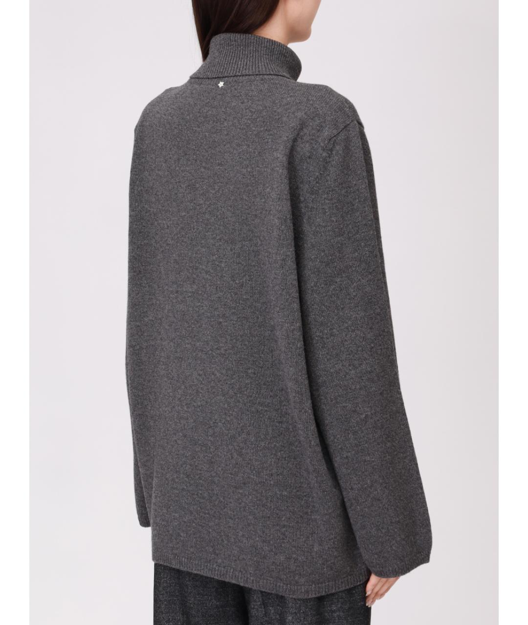 LORENA ANTONIAZZI Серый шерстяной джемпер / свитер, фото 3
