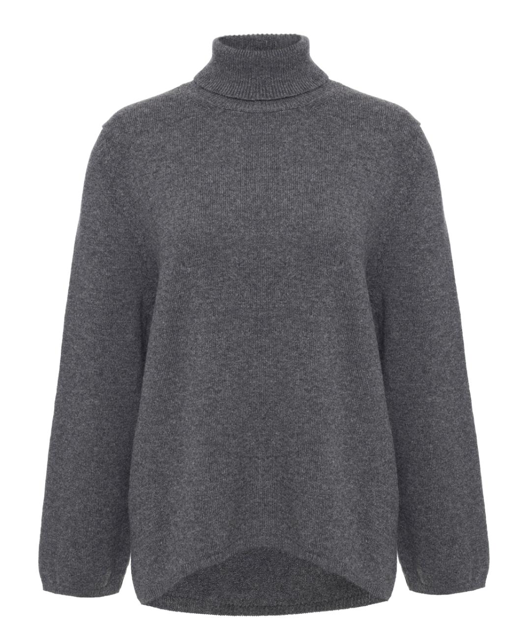 LORENA ANTONIAZZI Серый шерстяной джемпер / свитер, фото 1