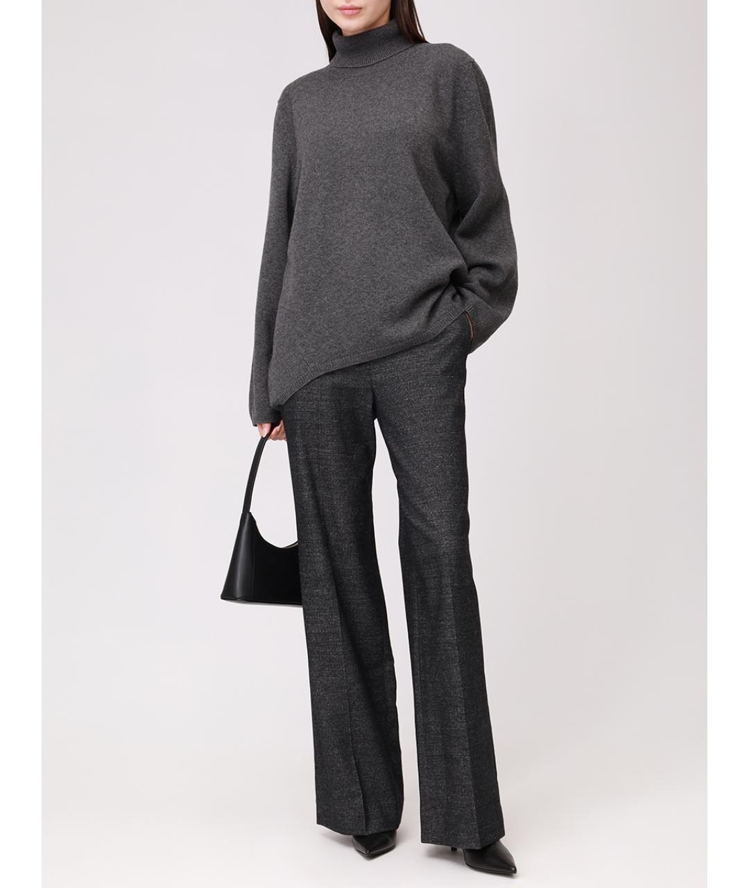 LORENA ANTONIAZZI Серый шерстяной джемпер / свитер, фото 2