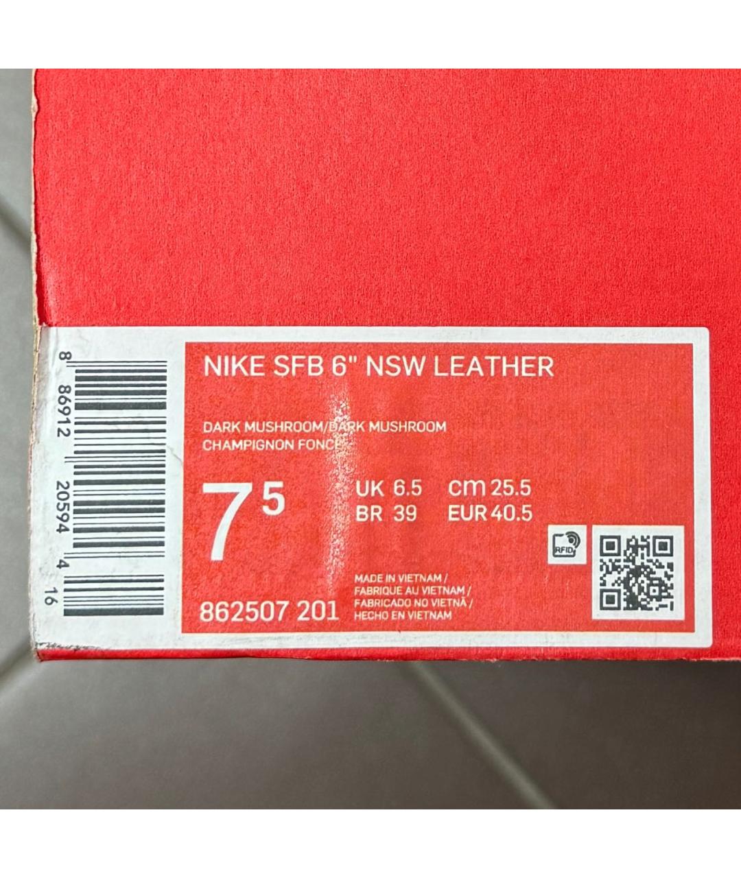 NIKE Серые замшевые высокие кроссовки / кеды, фото 6