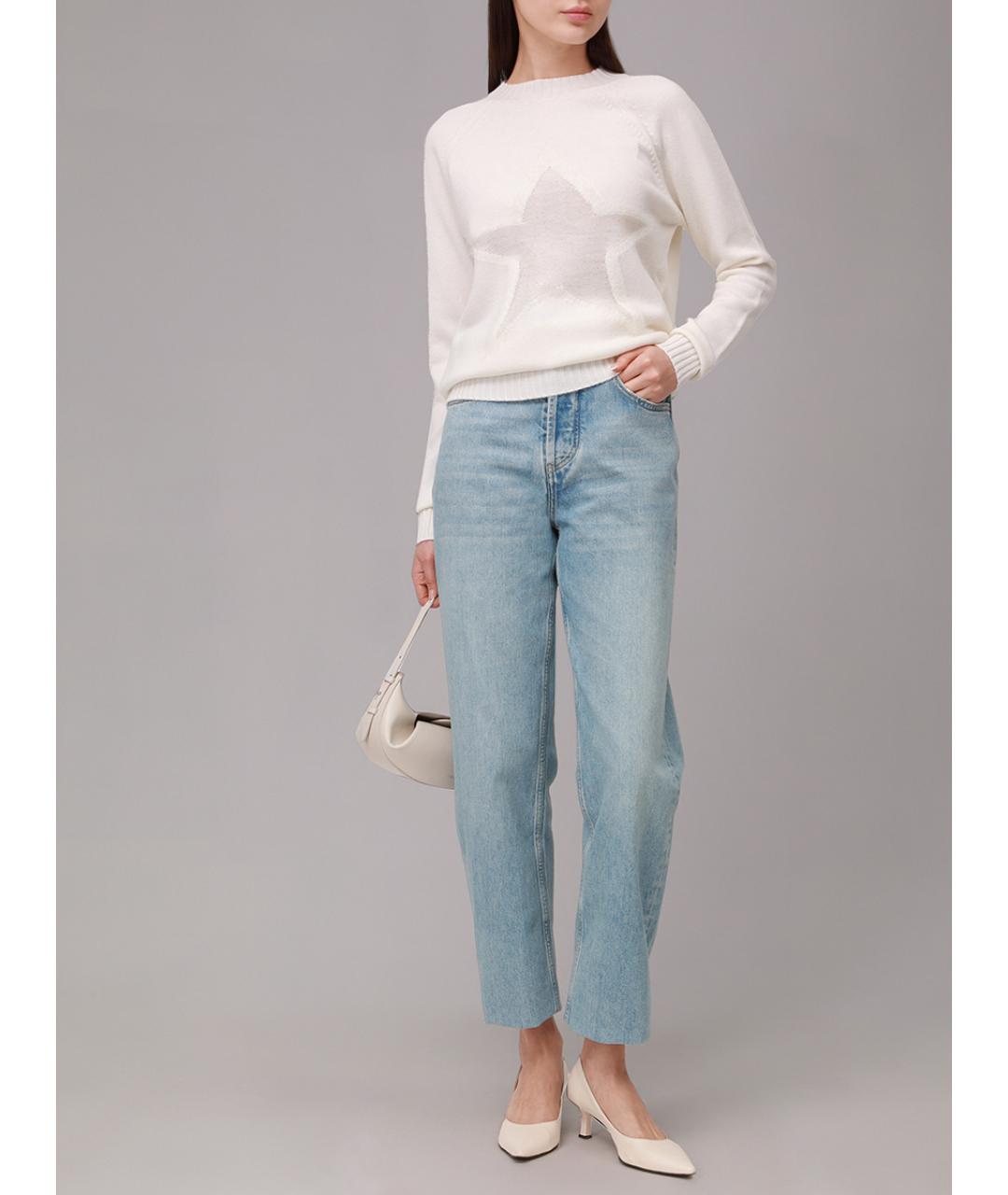 LORENA ANTONIAZZI Белый джемпер / свитер, фото 2