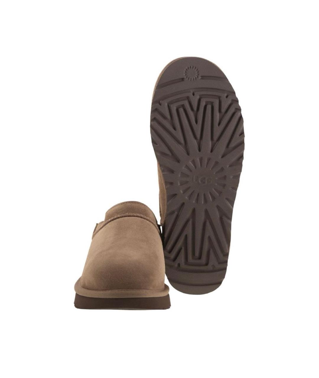 UGG AUSTRALIA Бежевые замшевые ботинки, фото 3