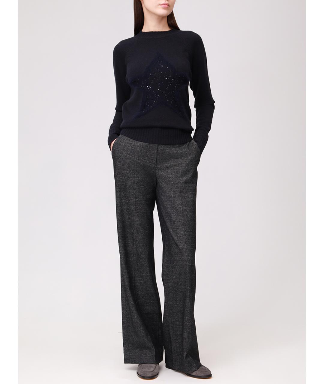 LORENA ANTONIAZZI Черный джемпер / свитер, фото 2