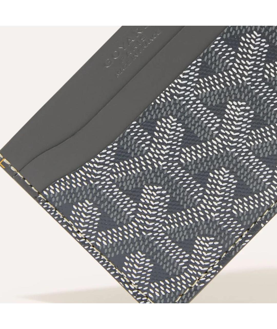 GOYARD Серый кожаный кардхолдер, фото 3