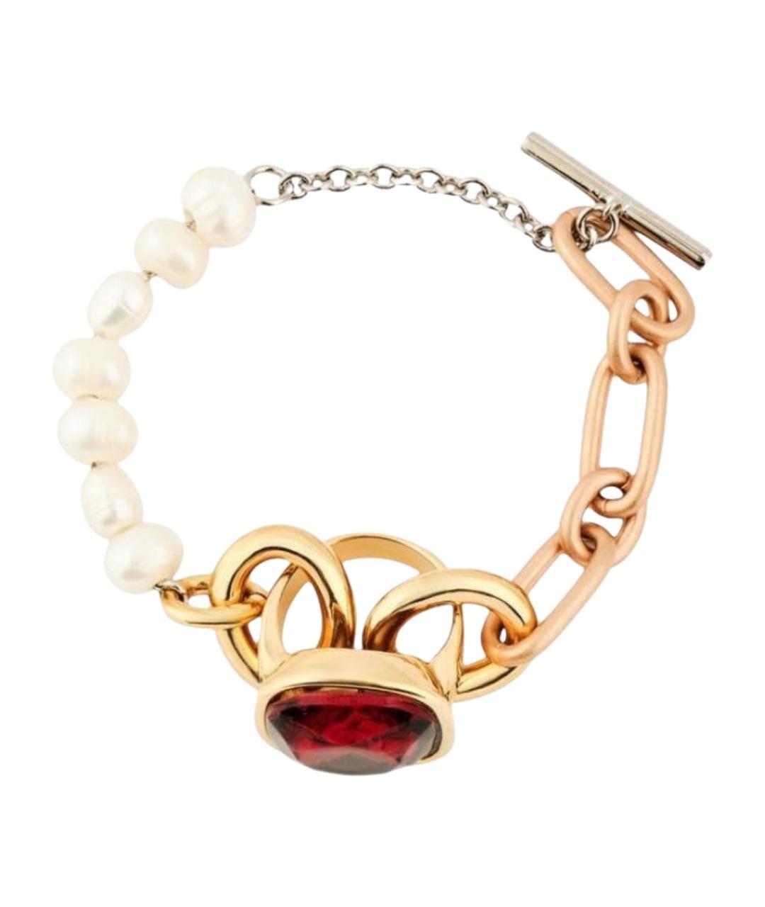 MARNI Золотой латунный браслет, фото 1