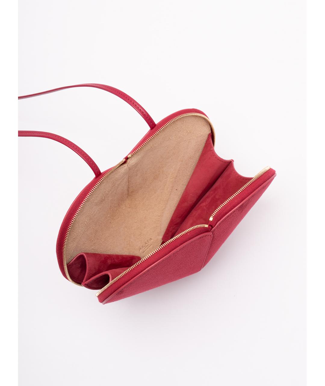 ALAIA Красная замшевая сумка через плечо, фото 5