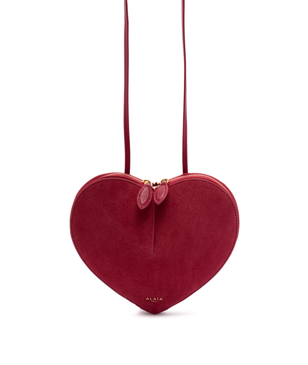 ALAIA Красная замшевая сумка через плечо, фото 1