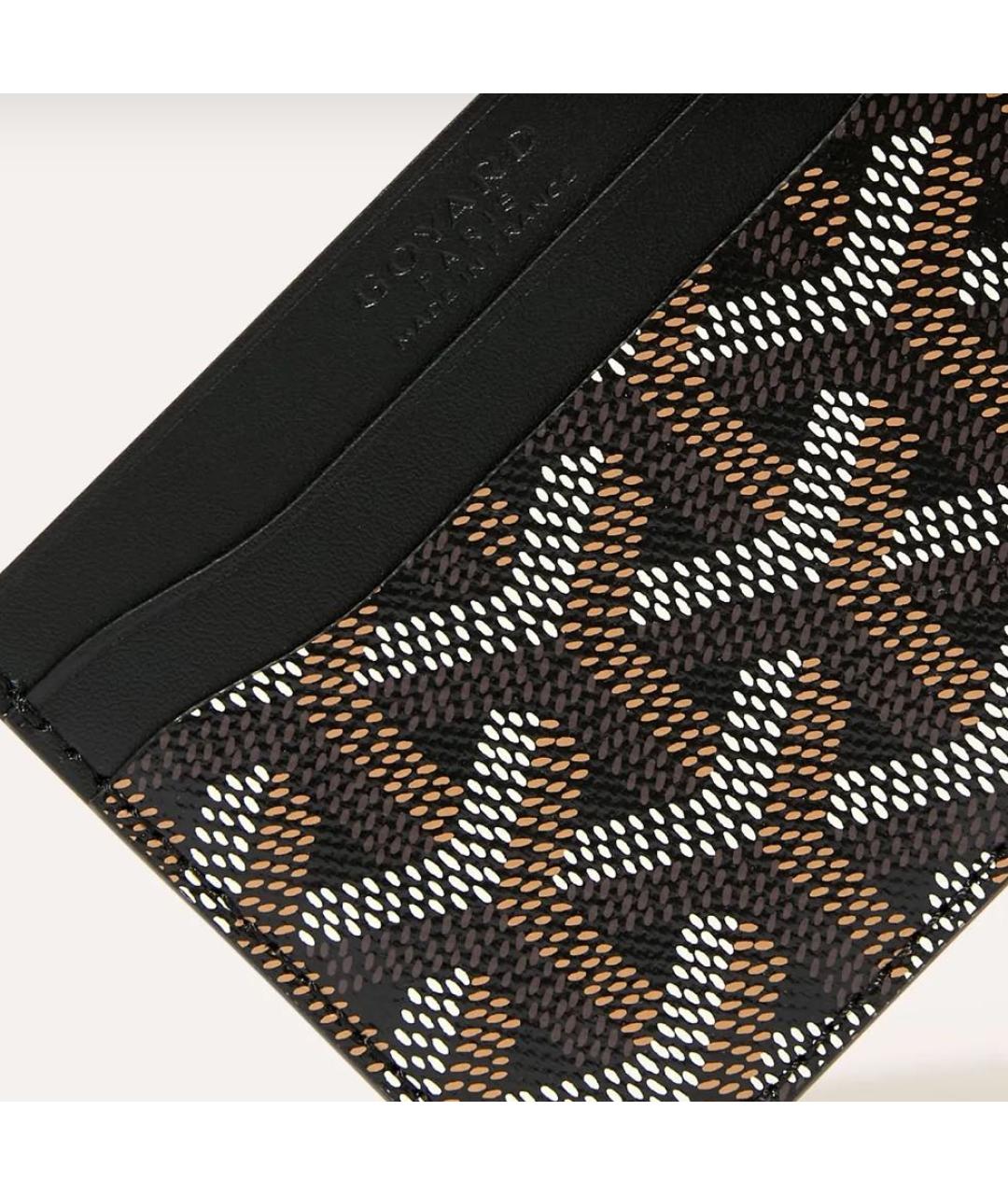 GOYARD Черный кожаный кардхолдер, фото 3