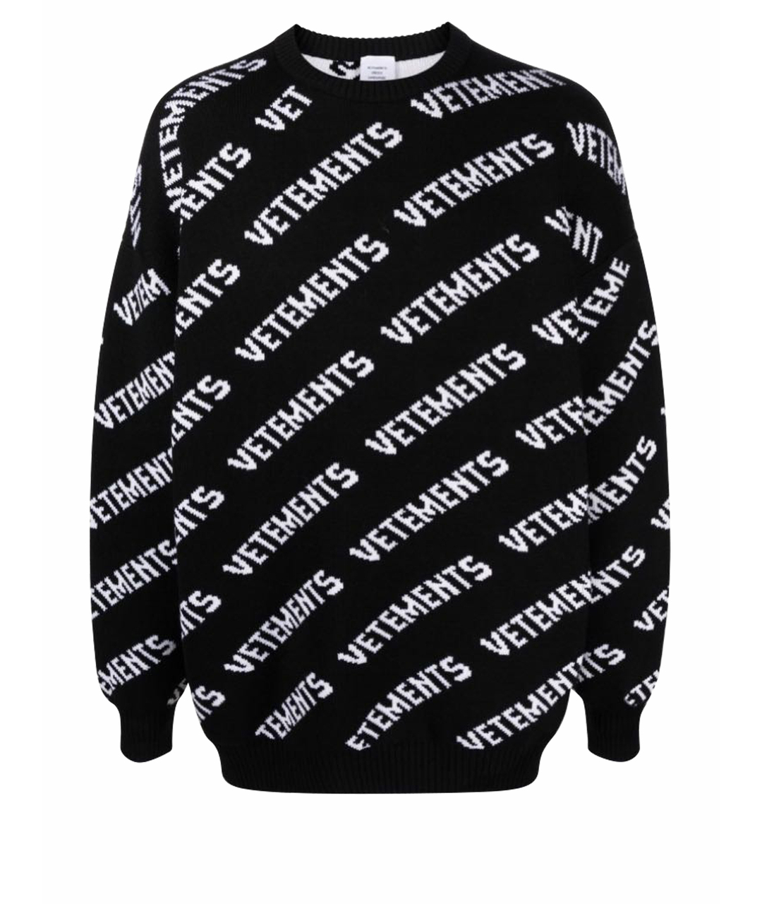 VETEMENTS Черный шерстяной джемпер / свитер, фото 1