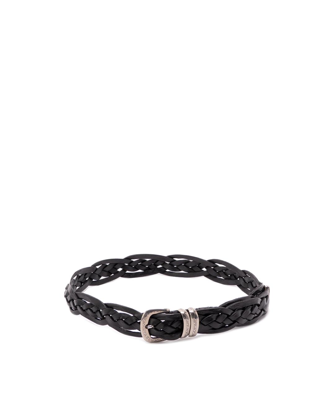 BRUNELLO CUCINELLI Черный кожаный ремень, фото 1