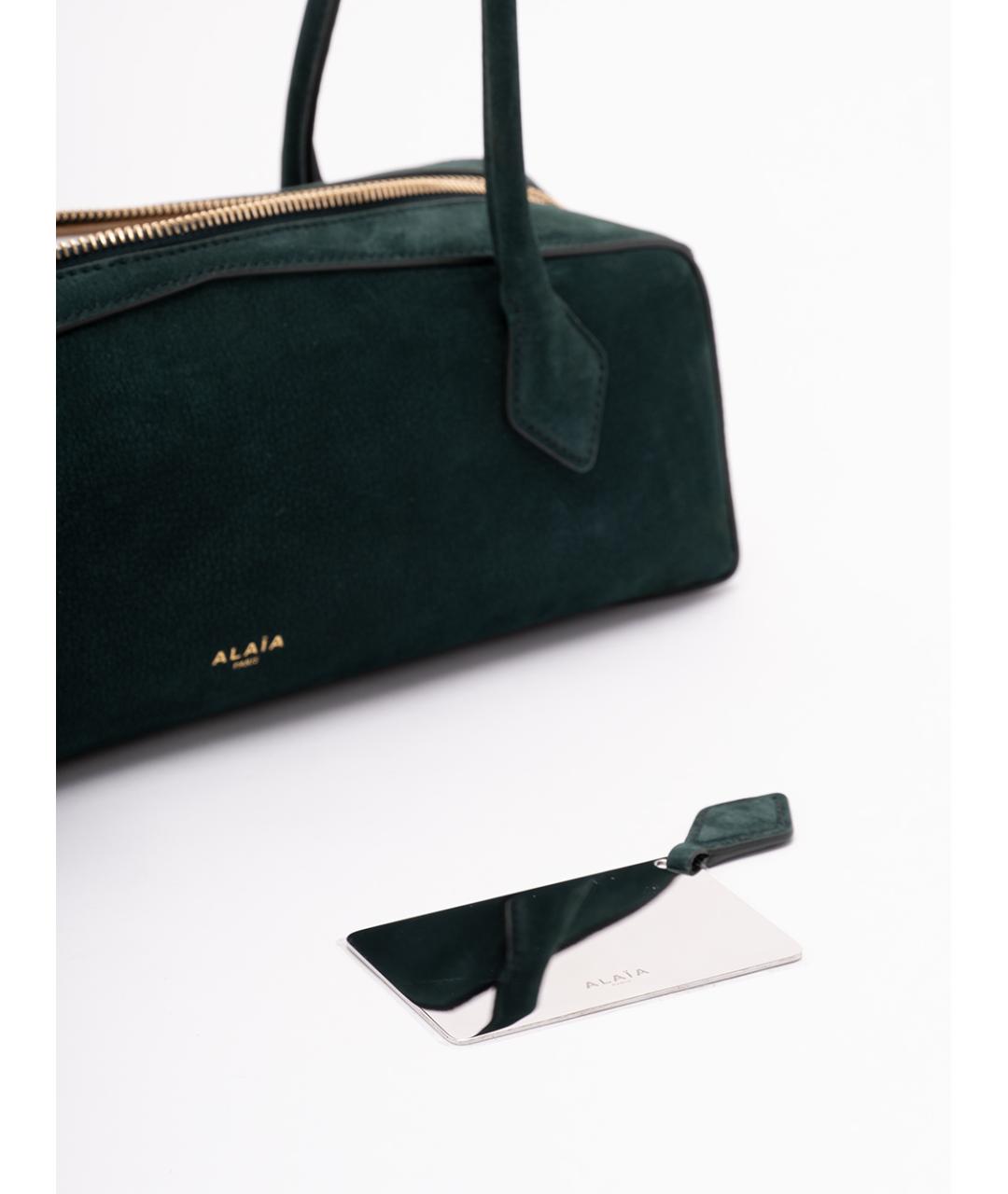 ALAIA Зеленая кожаная сумка тоут, фото 5