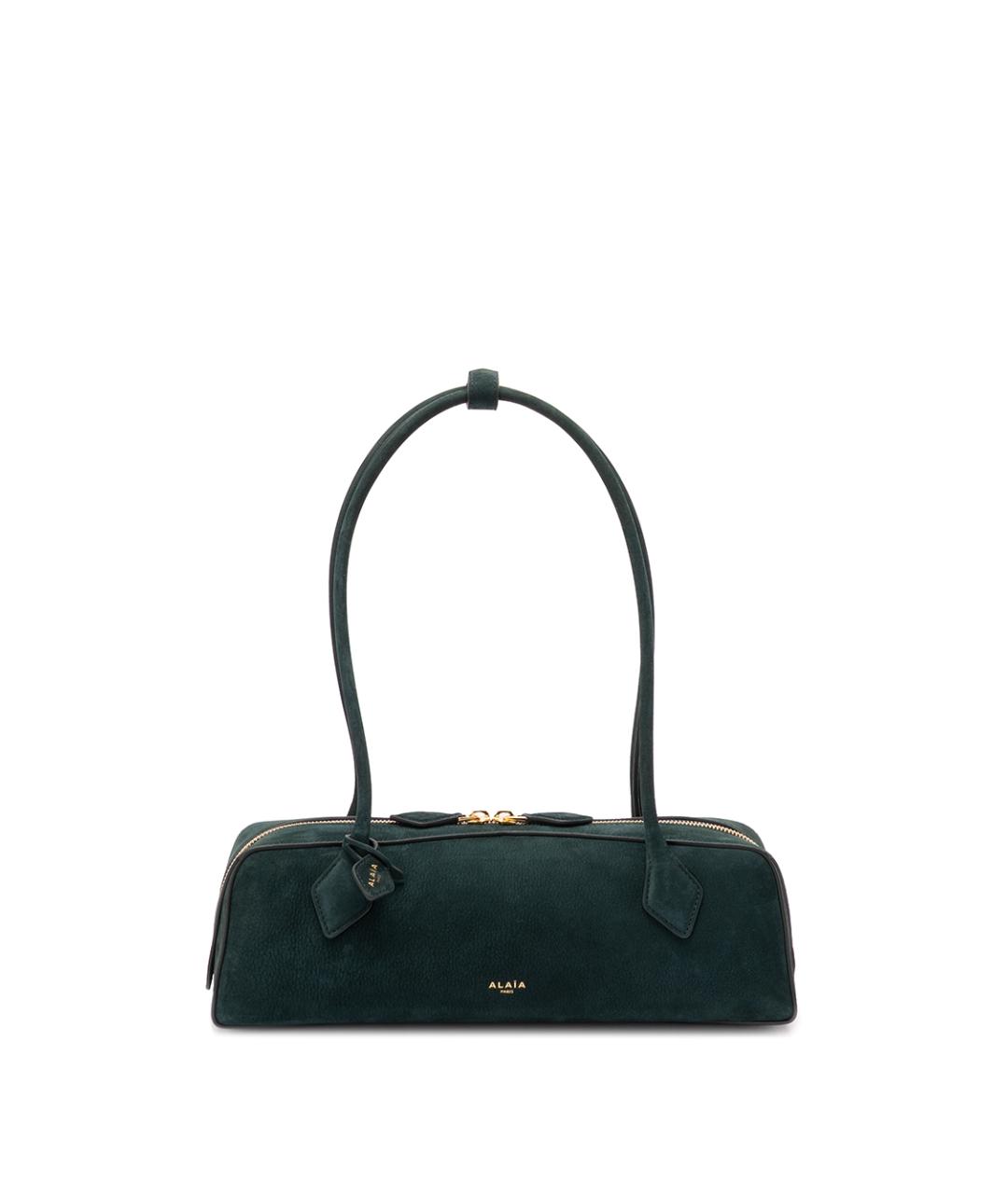ALAIA Зеленая кожаная сумка тоут, фото 1