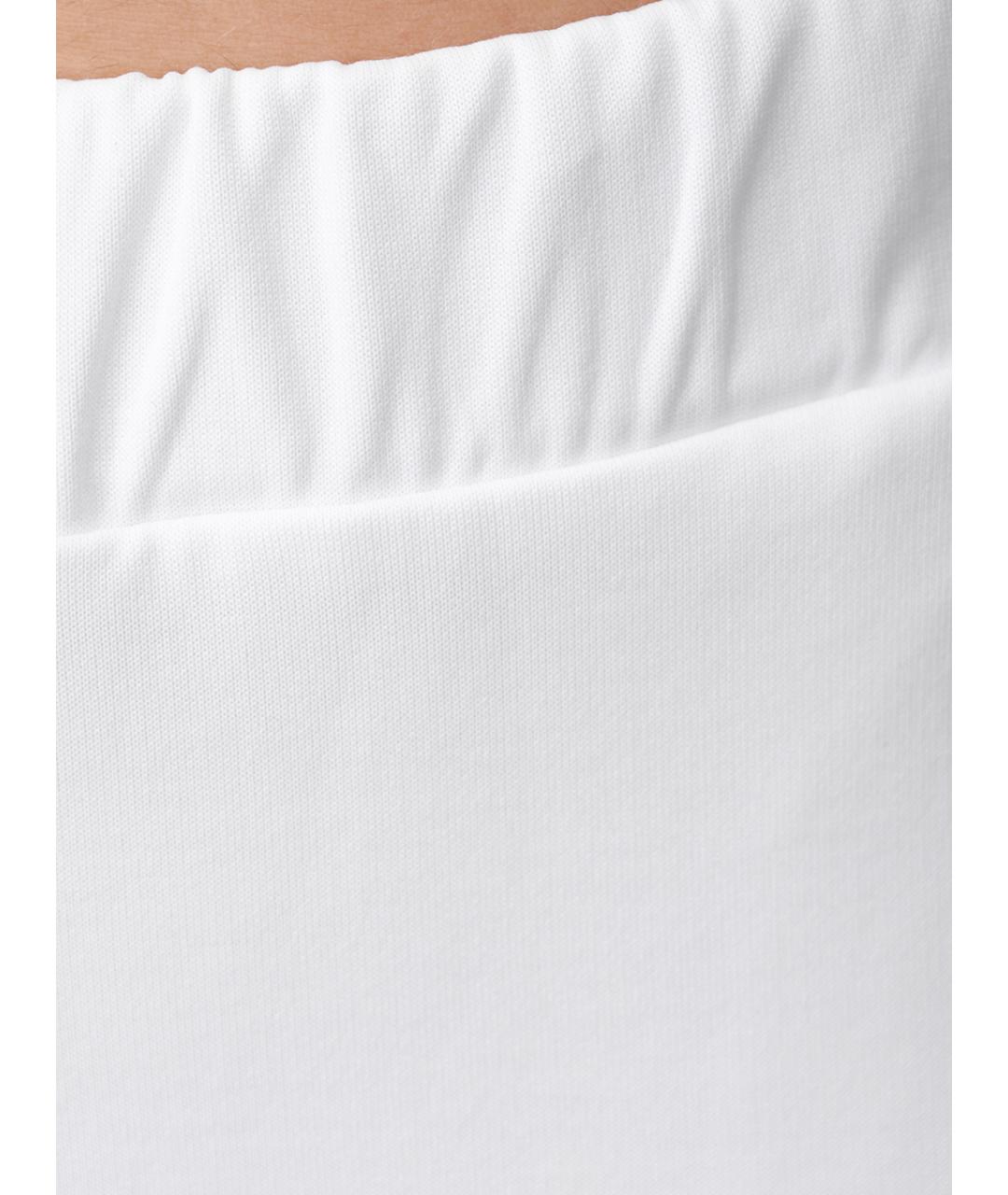 LORENA ANTONIAZZI Белые хлопковые прямые брюки, фото 6