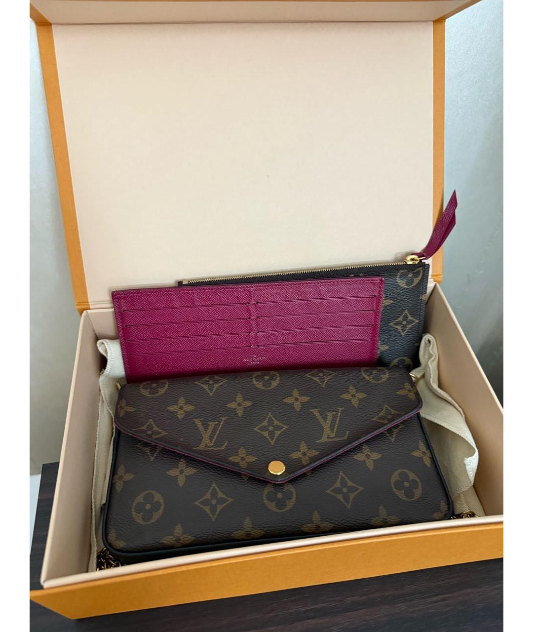 LOUIS VUITTON Коричневая сумка через плечо, фото 5