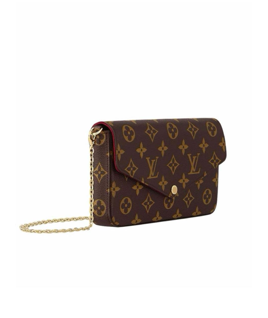 LOUIS VUITTON Коричневая сумка через плечо, фото 1