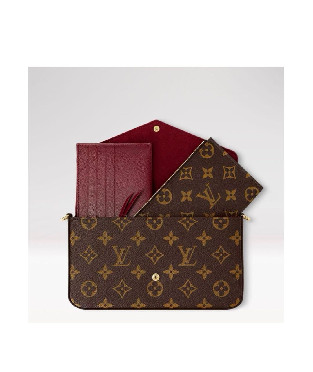 LOUIS VUITTON Коричневая сумка через плечо, фото 2