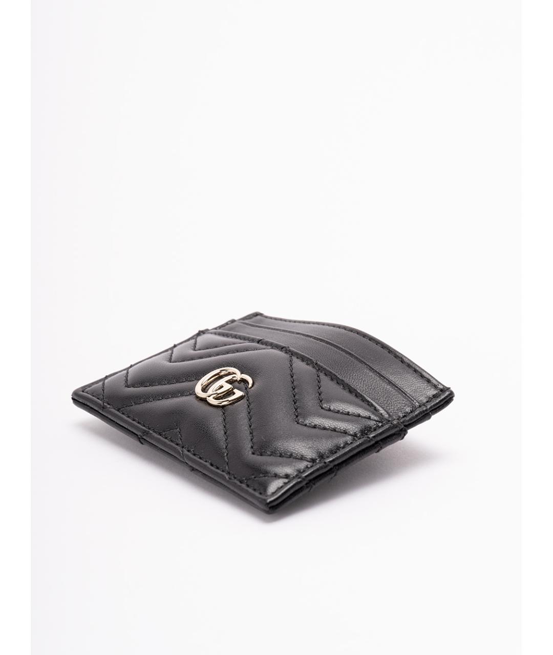 GUCCI Черный кожаный кардхолдер, фото 3