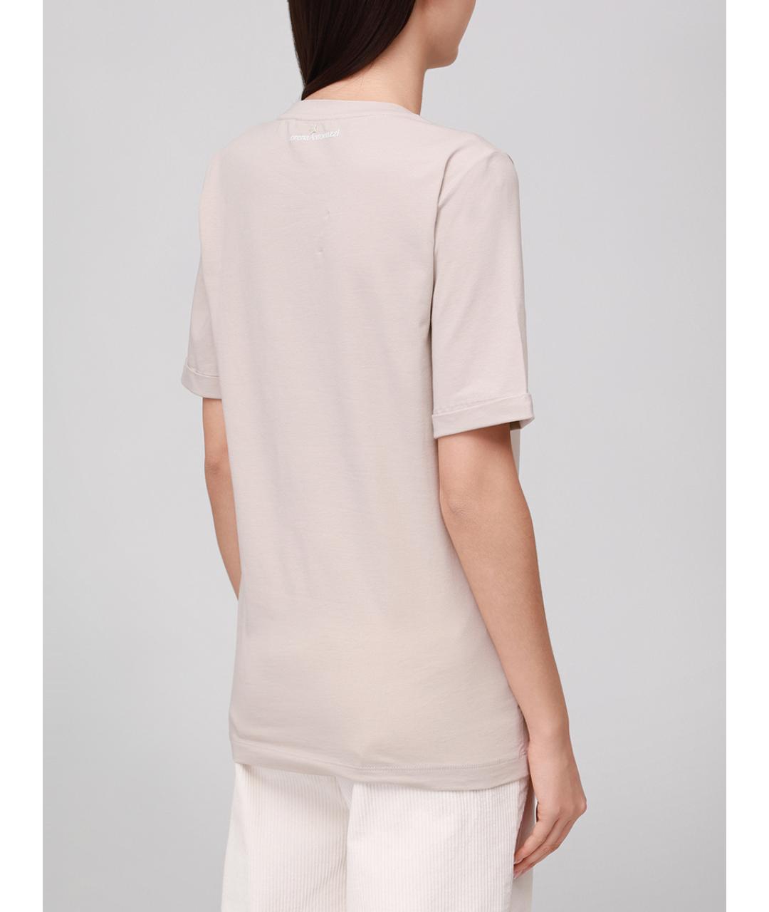 LORENA ANTONIAZZI Мульти хлопковая футболка, фото 3