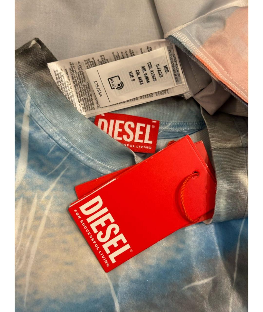 DIESEL Мульти полиэстеровое повседневное платье, фото 3