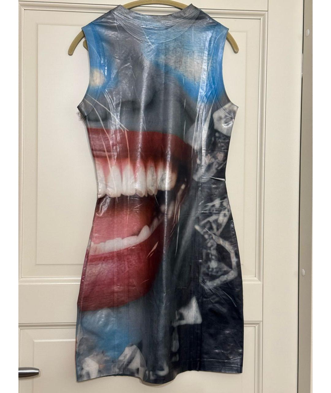 DIESEL Мульти полиэстеровое повседневное платье, фото 2