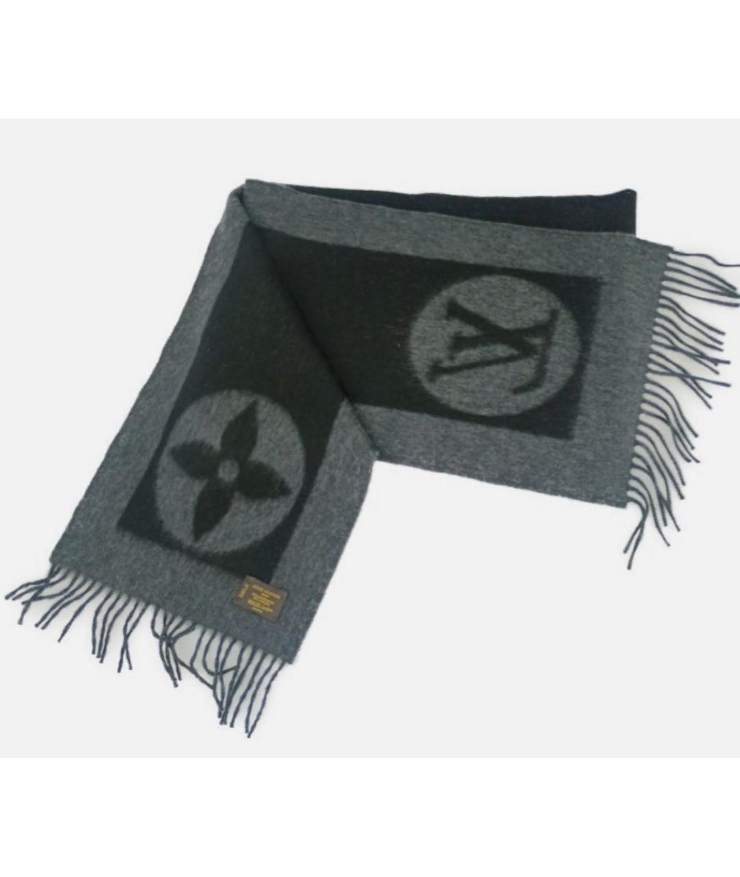 LOUIS VUITTON Мульти шерстяной шарф, фото 5