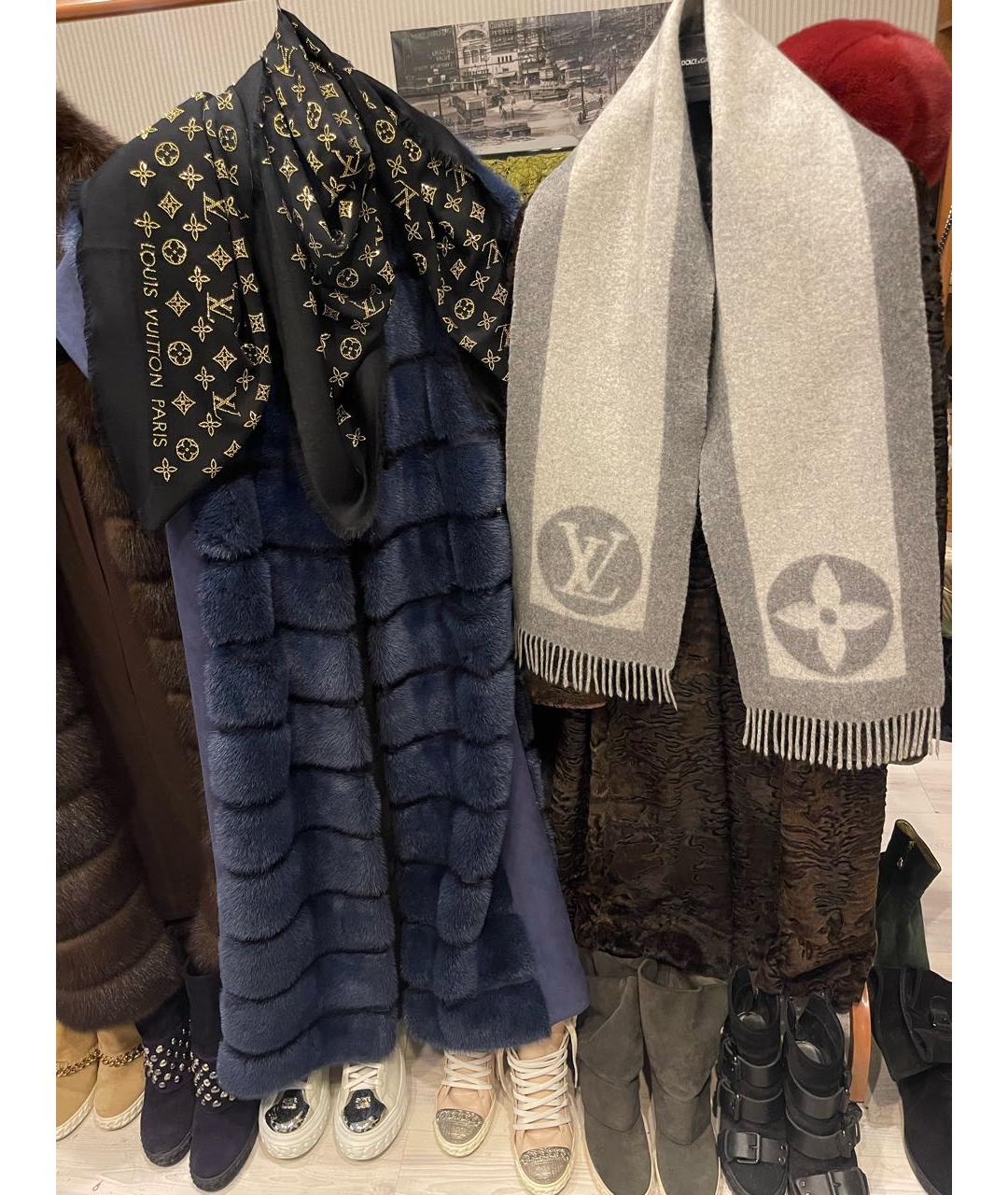 LOUIS VUITTON Мульти шерстяной шарф, фото 2