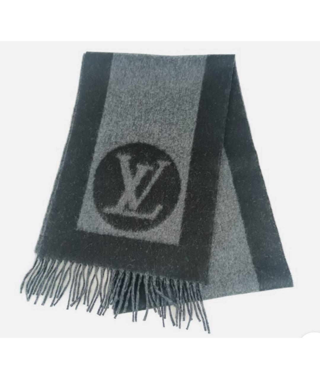 LOUIS VUITTON Мульти шерстяной шарф, фото 2