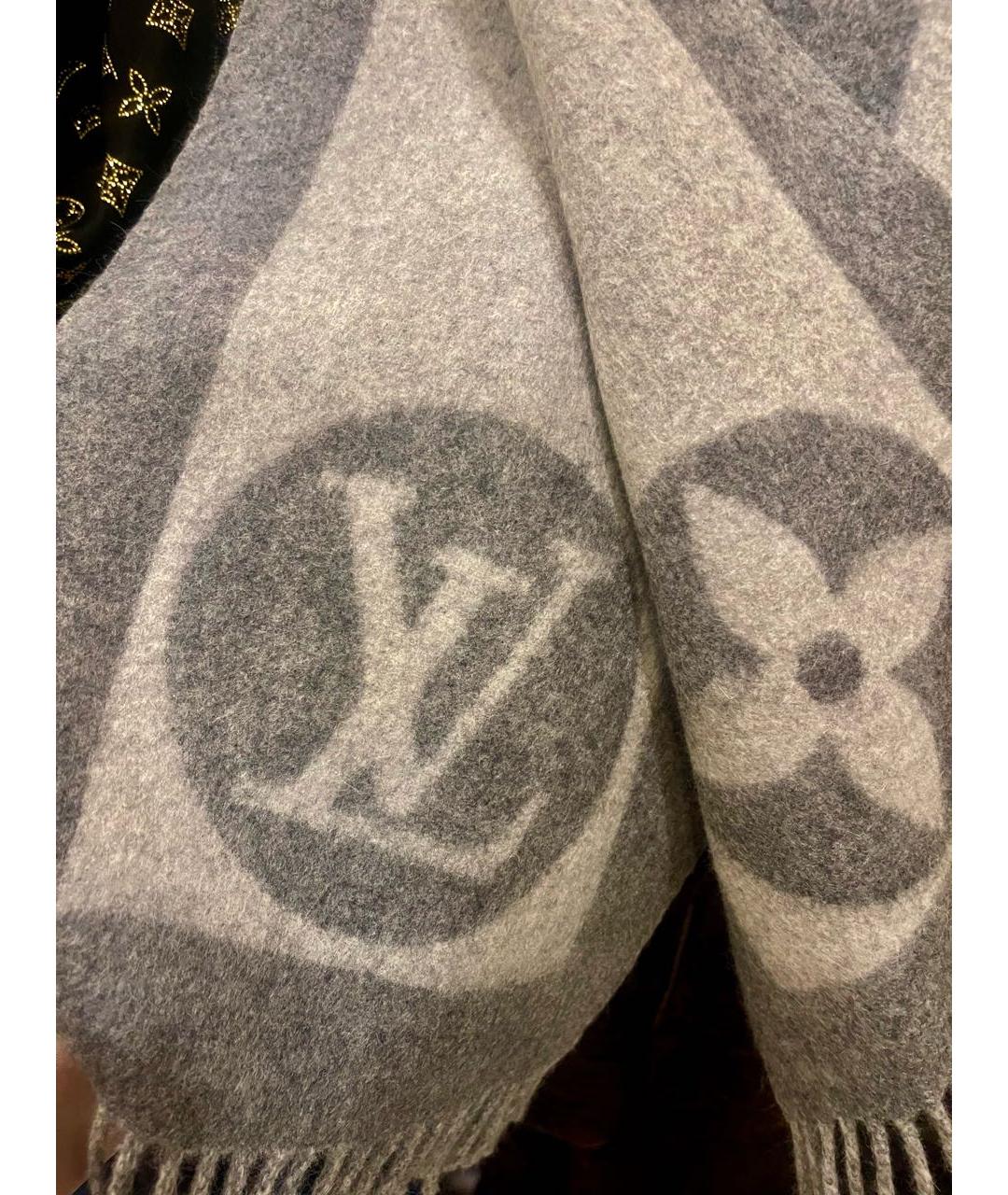 LOUIS VUITTON Мульти шерстяной шарф, фото 3