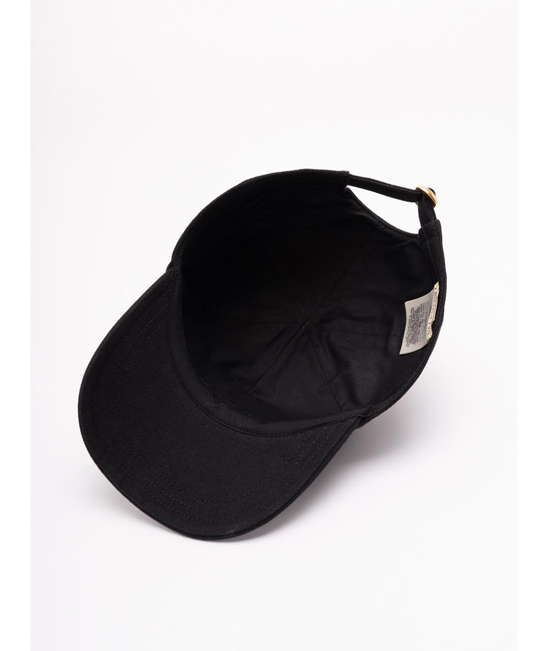 VALENTINO Черная хлопковая кепка/бейсболка, фото 4