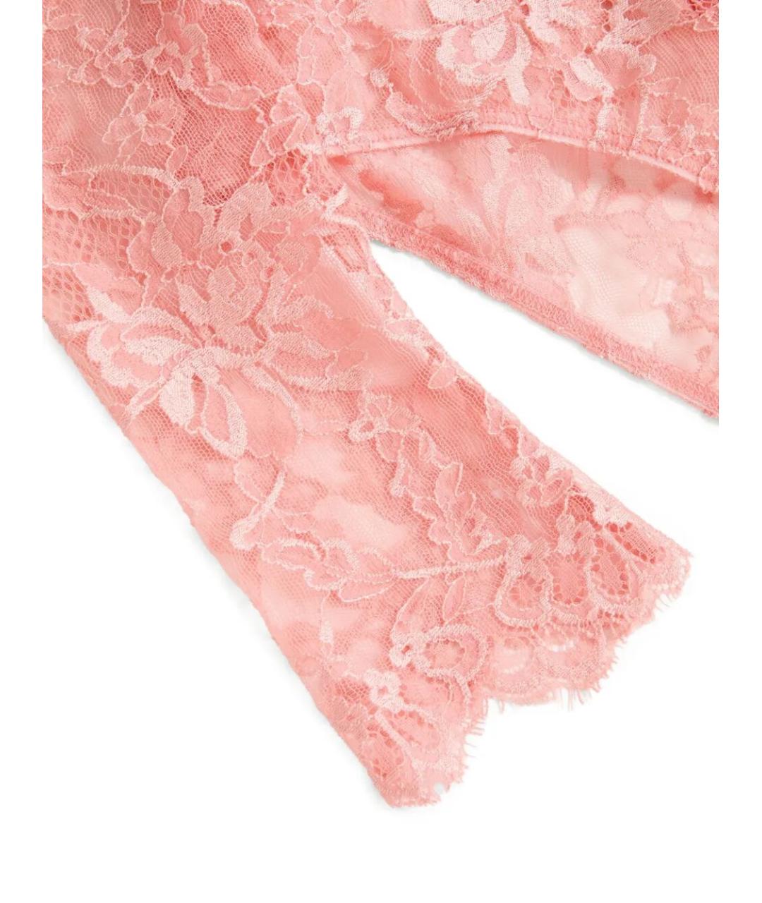 VALENTINO Розовая полиамидовая блузы, фото 5