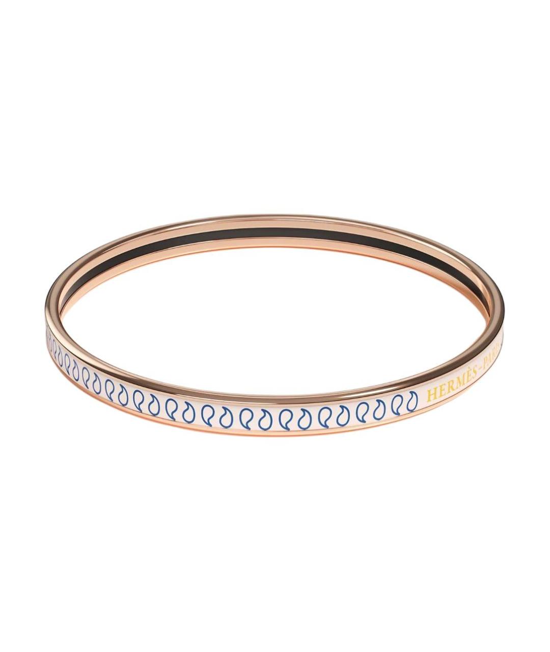 HERMES Золотой металлический браслет, фото 2
