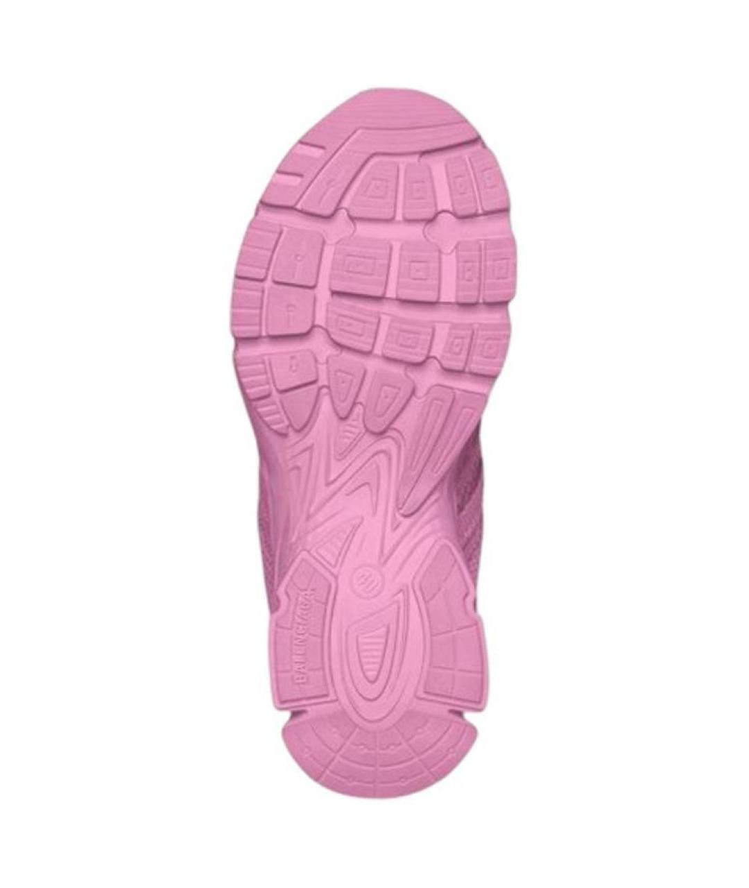 BALENCIAGA Розовые текстильные кроссовки, фото 5