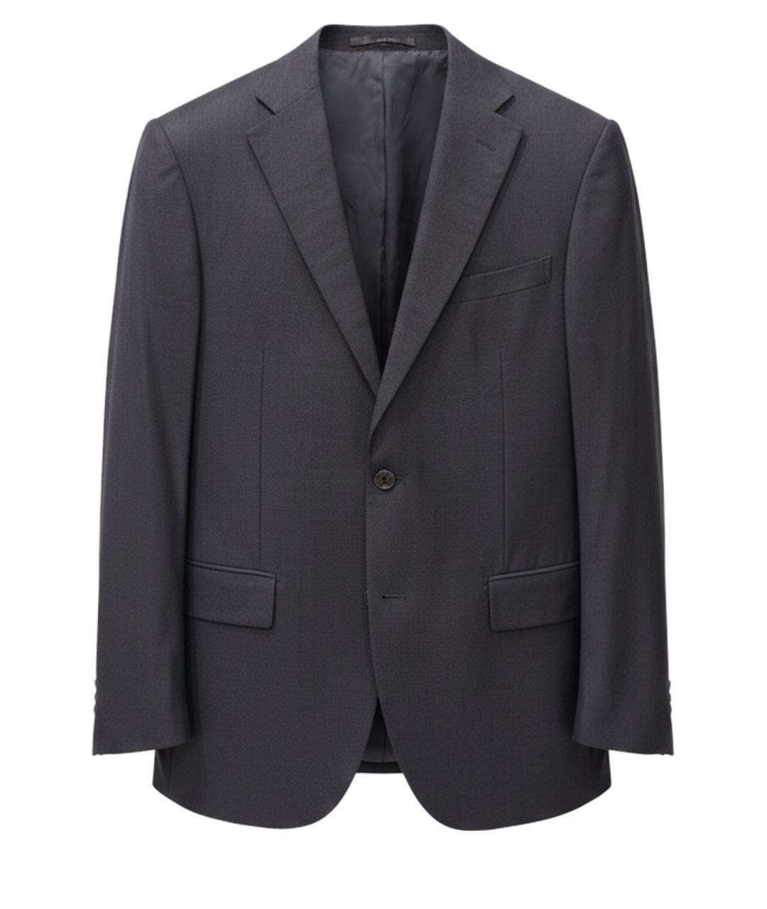 CORNELIANI Темно-синий шерстяной пиджак, фото 1