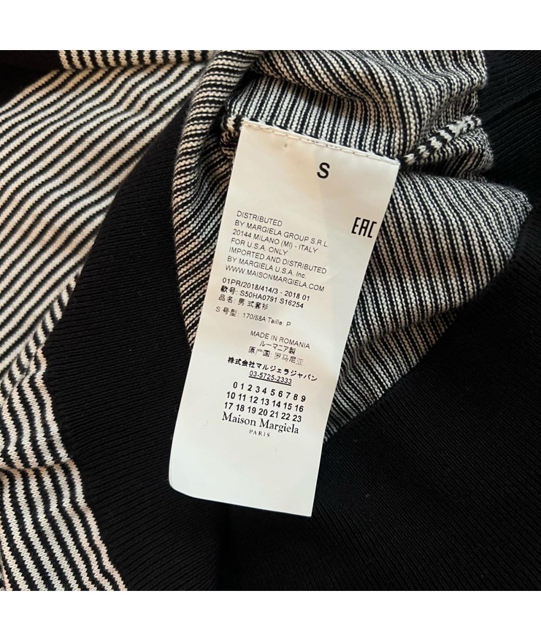 MAISON MARGIELA Черный хлопковый кардиган, фото 4