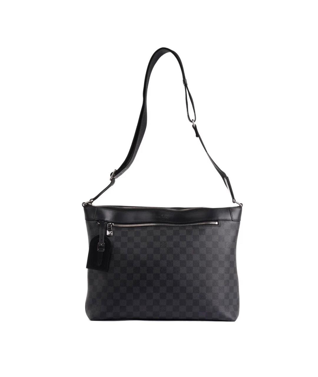 LOUIS VUITTON Антрацитовая сумка на плечо, фото 2